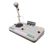 Topiky Toddlers DJ Mixer Toys with Microphone and Turntable - Interactive Musical Toy for Boys Girls with Bluetooth, Adjustable Volume, Rhythm Lights, Educational 3-6 Year Old
