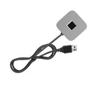 Topiky USB Fingerprint Reader for W 10 11, Mini Fingerprint Scanner PC Dongle, 360 Degree Touch Fast Matching Biometric Fingerprint Scanner, USB Fingerprint Logger (Silver)