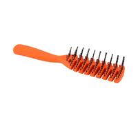 Topiky Vent Hair Brush, Ergonomic Hollowed Out Styling Comb for Unisex Women Men Orange, with Comfort Grip Handle, Ideal for Detangling and Blow Drying