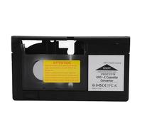 Topiky VHS C Camcorders Cassette Adapter, Playback Recording Video Cassette Adaptor with One Key Control, for S VHS C and for S VHS Tapes CP6BKU C P6U PV P1 VCA115