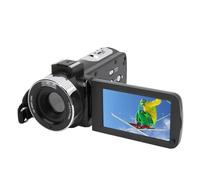 Topiky Vlogging Camera with 3 Inch Rotating Screen and Remote, Wedding Video Camera, 1080P 30FPS Video, 30MP Photo, 18X Digital Zoom, Support External Mic, Cold Shoe Port