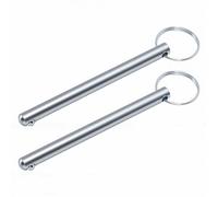 Topiky Weight Stack Pins, Stainless Steel Weight Selector Pin Replacement for Gym Strength Training Equipment, 3.54in Fitness Pin, Ideal for Lifting Machine Part Accessories