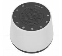 Topiky White Noise Machine, Sound Machine Color Night Light with 32 Soothing Sounds Timer, Portable Sleep Sound BT 5.1 Speaker for Travel Home, 3.5mm Headphone Jack Adjustable (Gray)