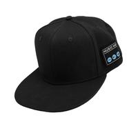 Topiky Wireless Music Cap, Built in Speaker and Mic, 6 Hours Playback, 48 Hours Standby for Men Women Boys Girls Outdoor Sports Xmas Birthday Gifts (Gray White) (Gray White) (Black)