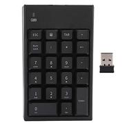 Topiky Wireless Numeric Keypad, Mini Digital Bluetooth Numpad 22 Keys Ergonomic Number Pad Keyboard with 2.4G USB Receiver for Laptop/PC/Desktop