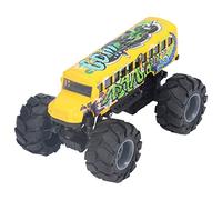 TOPINCN 1:43 ALLOTY REWS ALLOGY SCHOOL OF SCHOOL TOET PUT BACK Function for Children over 3 Years Old, Exquisite Appearance, Adapted to Decoration (Graffiti yellow)
