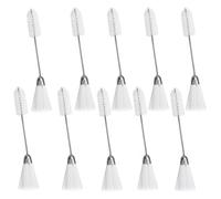 TOPINCN 10 Pcs Sewing Machine Brush, Nylon Brush, Double End Brush, House Hold Brush, 5.71in Easy to for Sewing Machine Home