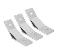 TOPINCN 10 PCs Silver Aluminum Alloy Brackets Clinging for a Strong and Comfortable Connection of T -Slot -Frames (3030-135 Degrees)