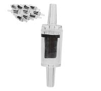 TOPINCN 10 -Scs Ducts Not Returned to Plastic for the Fishing Tank Oxygen Pump, Easy to Install, Adapted in Most (Transparent Black)