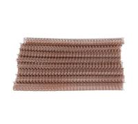 TOPINCN 100 PCCs Connection Spine with Double -Lived in Search of A4 Paper 100 Capacity of Sheet 3: 1 Pitch 34 Boucle Kit, Nylon Coating for Office Supplies (Rose Gold)