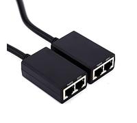 TOPINCN 1080P Over RJ45 CAT6 Extender Up to 30M for Network Cables Signal Sender Receiver Extender, 1 Pair for Professional Use