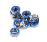 TOPINCN 10Pcs MR115-2RS Ball Small Bearings Steel Double-Shielded Miniature Ball Bearings 5x11x4mm for 3D Printer Quadcopter Model