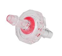 TOPINCN 10Pcs Non Return Check Valve, Durable One Way Water Stop Valve, Prevent Backflow for Aquarium Air Pump, Plastic, 3mm/5mm/7mm Sizes (5mm)