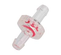 TOPINCN 10Pcs Non Return Check Valve, Durable One Way Water Stop Valve, Prevent Backflow for Aquarium Air Pump, Plastic, 3mm/5mm/7mm Sizes (7mm)