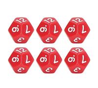 TOPINCN 12 -side Cubes Provide Large Numbers That Will Intend to do Future Results for the Board Game of the Family Party Brett Game Pub Club, 40 STCs for Daily Instructions (Red)