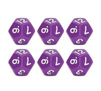 TOPINCN 12 -side Cubes Provide Large Numbers That Will Intend to do Future Results for the Board Game of the Family Party Brett Game Pub Club, 40 STCs for Daily Instructions (Purple)