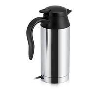 TOPINCN 12V 750ml Car Heating Cup Electric Car Kettle Travel Water Bottle with Automatic Shut Off LED Indicator for Hot Water Coffee Tea Beverage