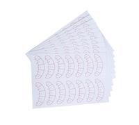 TOPINCN 140PCS Eyelash Extension Stickers Eco-Friendly Lash Isolation Pads for Training and Practice, Paper Material