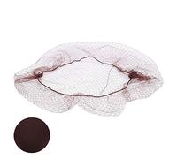 TOPINCN 144pcs Hairnet Nylon Mesh Net for Home Salon Disposable Wig Cap Breathable for Actors, Hotel Staff, Flight Attendants (Dark Brown)