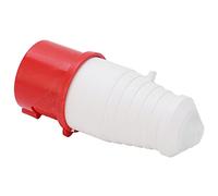 TOPINCN 16A 4Pin Industrial Plug Strong Conductivity for Industry, ABS Brass 1 X Plug Applicable to Various Indoor and Outdoor Places Such As Industrial Supplies