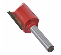 TOPINCN 2 Flute Alloy Steel Straight Bit Cutting Tool for Woodworking 1/4in Shank Projects Lettering (1/4''*17mm)