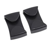 TOPINCN 2 Pack Goggle Clip Retention System, Winter Sports Goggle Grip Retention System Ski Goggle Clips Ski Helmet Clamp Winter Sports Goggles Fixer for Skiing Snowboard Helmets (Black)
