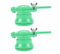 TOPINCN 2 Pack Honey Gate Valve for Extractor, Plastic Honey Extractor Tap with O Ring Seal for Beekeeping Equipment Jars Buckets, Proof Bee Hives Harvesting Equipment (Green)