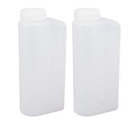 TOPINCN 2-Pack Oil Mixing Bottle, 600ml Capacity, Nylon Plastic Container for Chainsaw, 19x8x5cm, Professional 2-Stroke Petrol Fuel Mixer