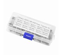 TOPINCN 200pcs 10 Values NPN PNP TO-92 BC327-BC558 Transistor Assortment for Basic Semiconductor Needs