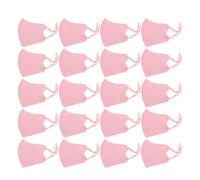TOPINCN 20Pcs Dust Mask, Washable Face Mask, Reusable Faces Respirator, Breathable Faces Cover with 3D Structure for Men Women Workplace Sports Outdoor Worksite Cycling (Pink)