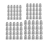 TOPINCN 20pcs Safety Round Handle Wedges Steel Hammer Handle Splitting Wedge Set Hammer Handle Wedge Kit for Axe Claw Hammer Sledge(Diameter 10mm / 0.39in)