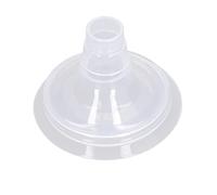 TOPINCN 2Pcs Breast Pump Shieldes, Soft Silicone PP Cover Breast Pump Parts, Manual and Electric Breast Pump Flange Inserts Fast Milking Breast Pump Accessories (1.1in Wide Mouth)