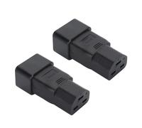 TOPINCN 2pcs IEC320 C20 to IEC320 C21 Power Adapter Professional Plug and Play Converter for UPS, PDU, and Server