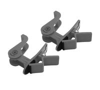 TOPINCN 2PCS Table Clamp Tape Dispenser, Non Slip Adhesive Tape Holder with 360 Degree Rotating Cutter, for Home School Workshop Warehouse (Gray)