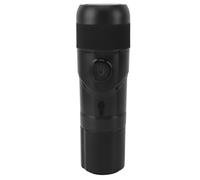 TOPINCN 3 in 1 Portable Electric Coffee Maker Support Capsule Ground Coffees Extraction with Car Cigarette Lighter Cable Reusable Pod Mini Coffee Machine for Car RV Camping Travel (Black)