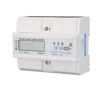 TOPINCN 3 Phase Smart Electric Power Meter 10-40A with LCD and Pulse Output for Efficient Energy Management in Industrial Use