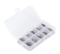TOPINCN 304 Stainless Steel Hex Bolt Kit, 600 Pcs | resistant, Smooth countersunk head, Ideal for machinery, Household applications, Easy storage box