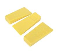 TOPINCN 3Pcs 5.5 Inches Felling Wedges Plastic High Impact Chainsaw Chain Saw Accessories Logging Tools for Tree Cutting