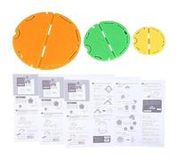 TOPINCN 3Pcs Kanzashi Flower Maker Set, Easy Operation DIY Accessory Multi Application Quick and Convenient for DIY Decorations