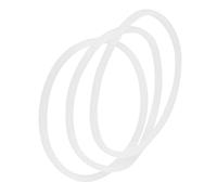 TOPINCN 3Pcs Seal Ring, Flexible O-Ring Replacement Gaskets Rubber Blender Sealing Ring for Magic Bullet Flat/Cross Blade White 250W (3Pcs)