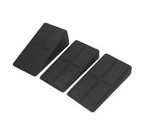 TOPINCN 3Pcs Slant Board, Black EPP Adjusted Foot Calf Stretching Board for Stretching and Strengthen Shins, Calves, and Ankles