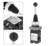 TOPINCN 4NO 4 Position Latching Joystick Switch with Latching for Industrial AC/DC Control Circuits, High Performance