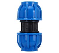 TOPINCN 4Pcs 32Mm to 32Mm Water Pipe Straight Connector Fittings Pe Plastic Quick-Connect Adapter Accessories for Drinking Water Purifiers