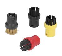 TOPINCN 4Pcs Steam Cleaner Brushes, Dust Remove Steam Cleaning Brush Small Round Brushes Replacement for SC1 SC2 SC3 SC4 SC5 SC7