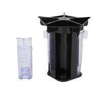 TOPINCN 5 in 1 Change Sorter Tube, Black Plastic Manual Change Counter with Roll Style Pouch for Bank Teller Retail Store Hotel Restaurant