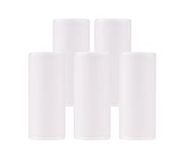 TOPINCN 5pcs Clear 57 * 25mm Thermal Sticker Paper Rolls for Cash Register POS Receipt Printer, Easy Peel Off for Photo/Label Printing, for Paperang Poooli, 5 Rolls (Adheisve)