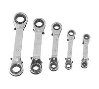 TOPINCN 5Pcs Ratchet Wrench Double End Set Multifunctional for Auto