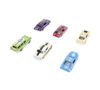 TOPINCN 6 Pack Pull Back Race Car Toy Set, Alloy Mini Cars with Vibrant Colors and Pull Back Mechanism, for Boys Pretends Play and Social Interaction