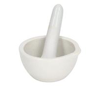 TOPINCN 60mL Ceramic Mortar and Pestle Set, Efficient Small Grinding Bowls for Laboratory Supplies, Ceramic Grinder Bowls for Herbs, Seeds, and Nuts, Suitable for Scientists and Researchers