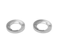 TOPINCN 60MM Flat Coffee Grinding Burrs, 2PCS Stainless Steel Coffee Grinder Burrs Uniform Grinding Replacement Flat Burr Set for Home Barista Making
